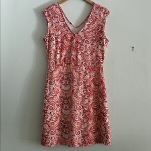 Title Nine Sleeveless V-Neck Fit and Flare Dress Size Medium